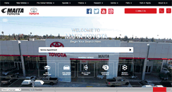 Desktop Screenshot of maitatoyota.com